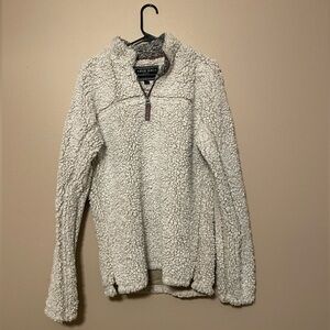 True Grit Sherpa Gray Pull Over Size XS